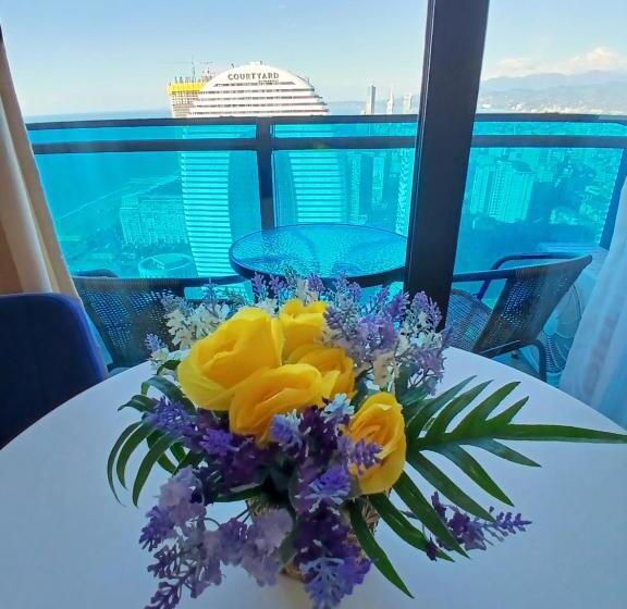 Deluxe Suite Sea View, Natalia Apartments In Orbi City