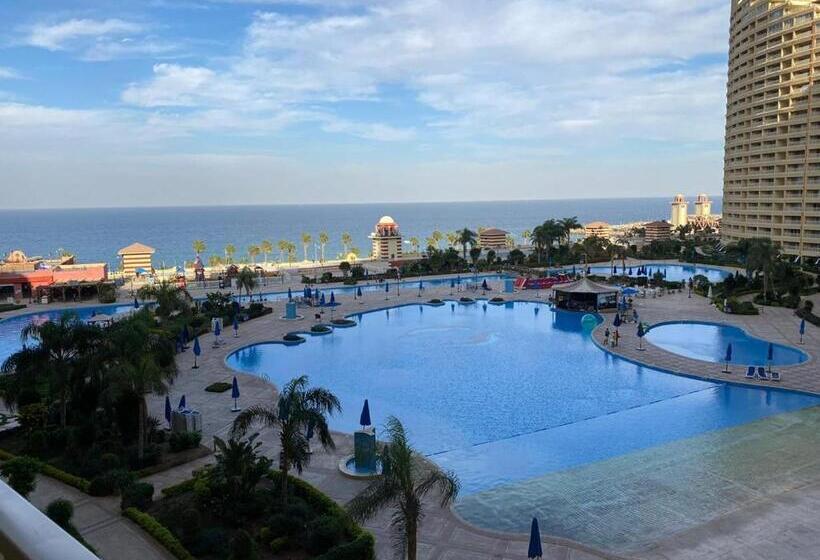 آپارتمان 1 خوابه با چشم‌انداز دریا, Porto Elsokhna Pyramids Family