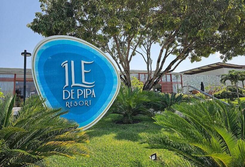 Medencére Néző 1 Szobás Apartman, Flat Luxo Com Piscina Privativa Resort île De Pipa Locar House