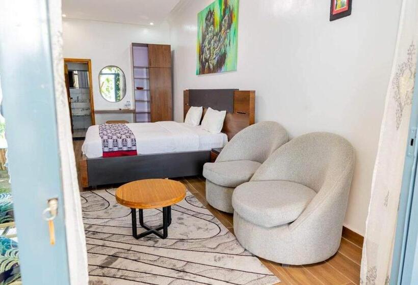 اتاق استاندارد با تخت بزرگ, Ruhondo Beach Resort