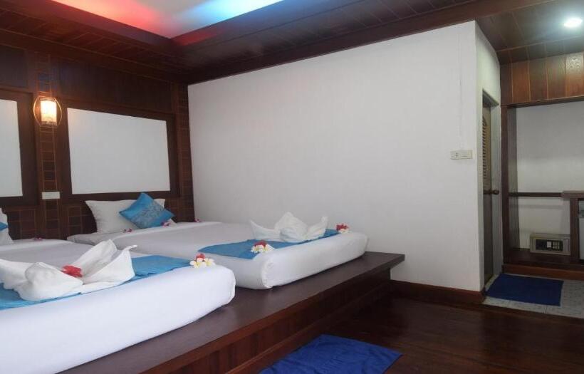 디럭스 룸, Lanta Long Beach Hostel