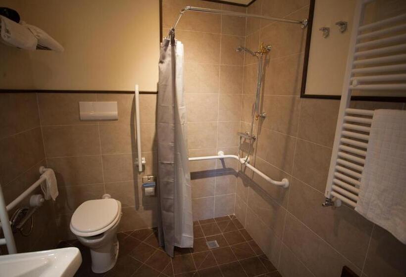 장애인을 위한 킹사이즈 침대 스탠다드 룸, Le Stanze Del Capostazione