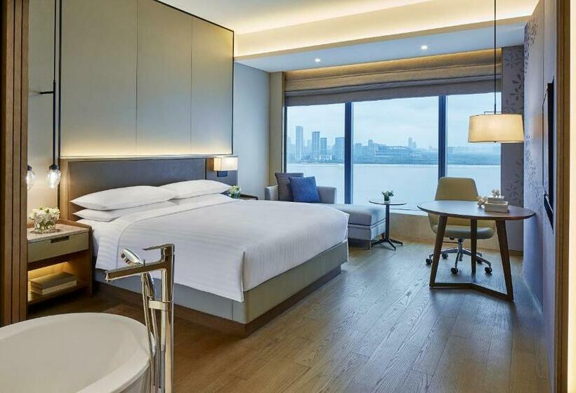 이그제큐티브 룸 킹사이즈 침대, Hangzhou Marriott Hotel Qianjiang