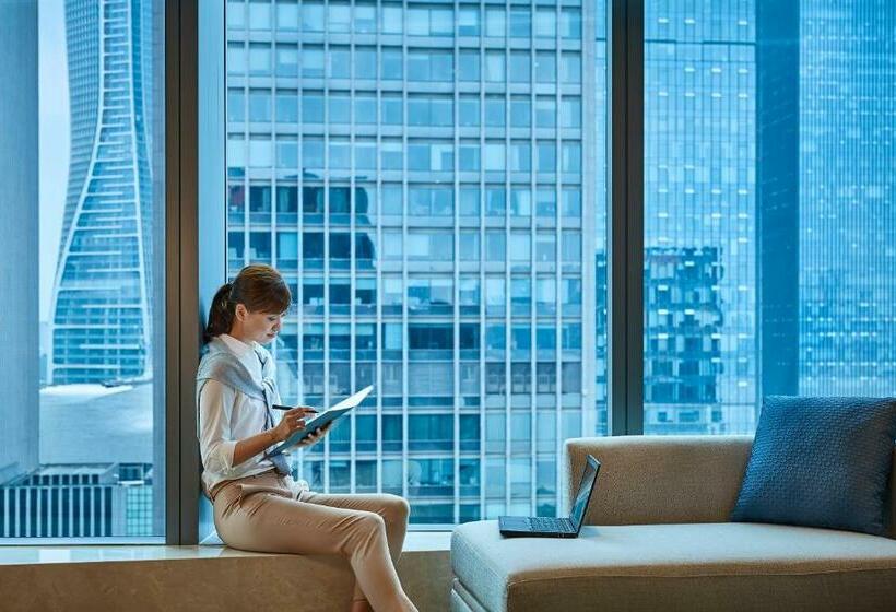 이그제큐티브 룸 킹사이즈 침대, Hangzhou Marriott Hotel Qianjiang