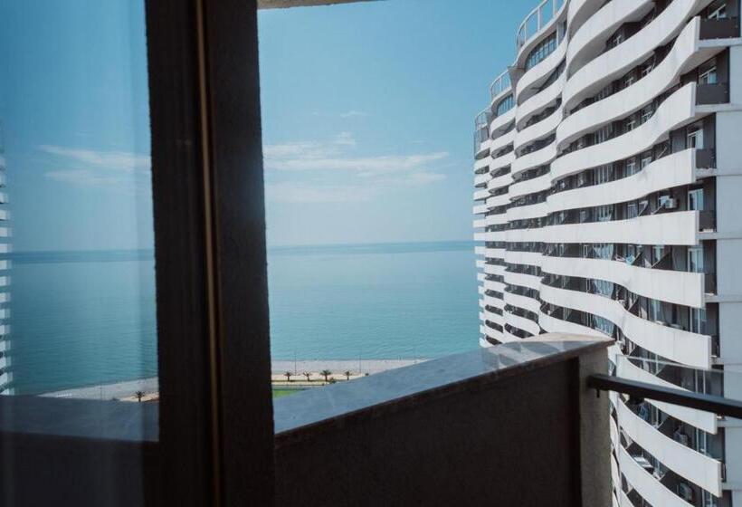 اتاق سه نفره دلوکس با چشم‌انداز دریا, Aparthotel Tangerine