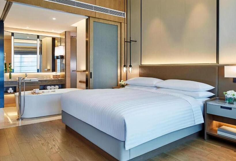 스탠다드 룸 킹사이즈 침대, Hangzhou Marriott Hotel Qianjiang