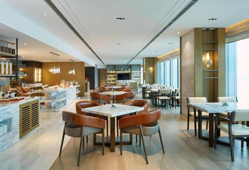 キングサイズベッドのエクゼクティブルーム, Hangzhou Marriott Hotel Qianjiang