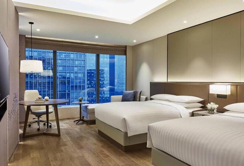 디럭스 룸, Hangzhou Marriott Hotel Qianjiang