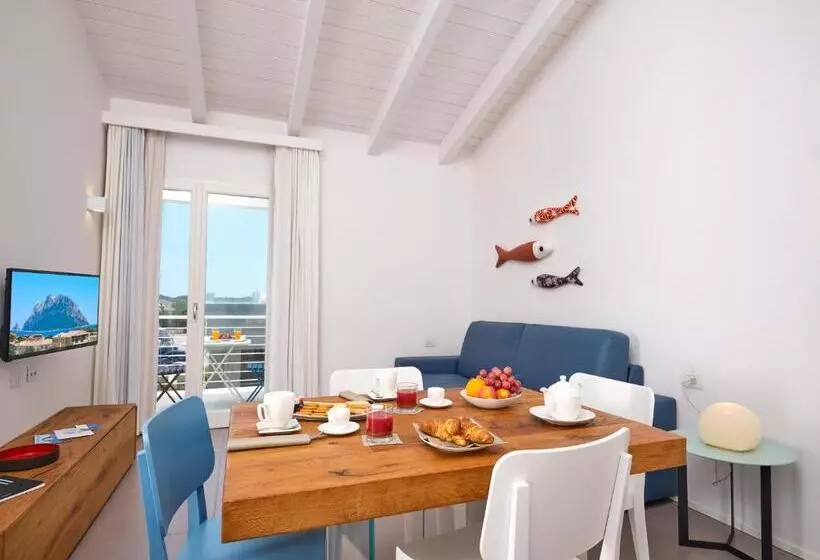 １ベッドルームファミリーアパートメント, Felix Hotels   Hotel Residence Porto San Paolo