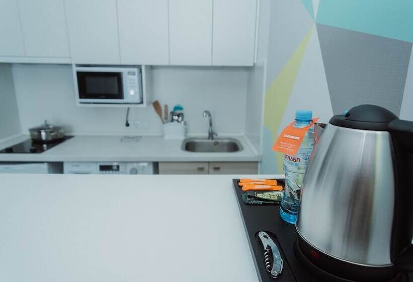 اتاق خانوادگی با چشم‌انداز دریا, Aparthotel Tangerine