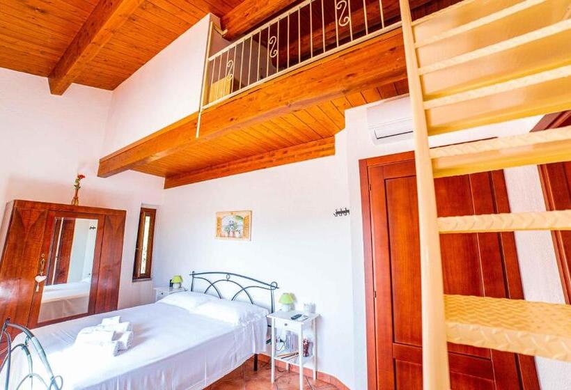 חדר סטנדרט לארבעה, La Mantecata B&b