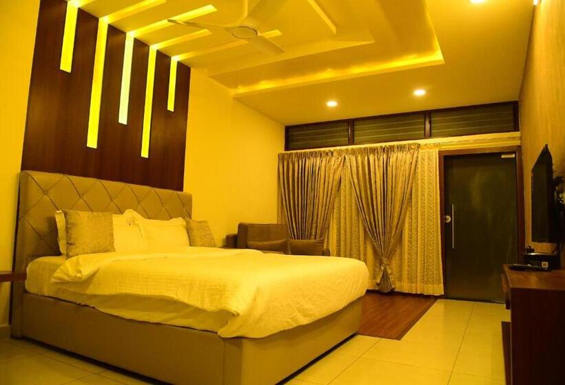 חדר דחוקס עם מיטת קינג, Biranji Aqua Retreat