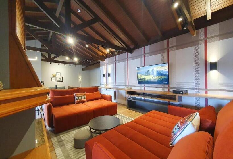 침실 1개 복층 룸, Duplex Cobertura Gramado Wish Serrano