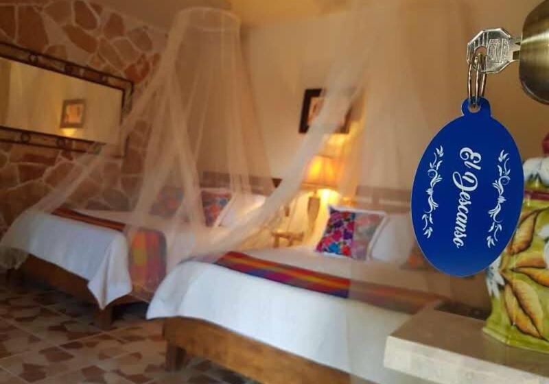 标准间带露台, Posada Rancho Los Laureles