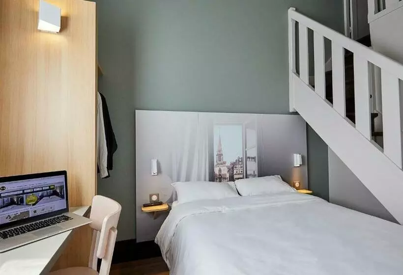 スタンダード４人部屋, B&b Hotel Honfleur
