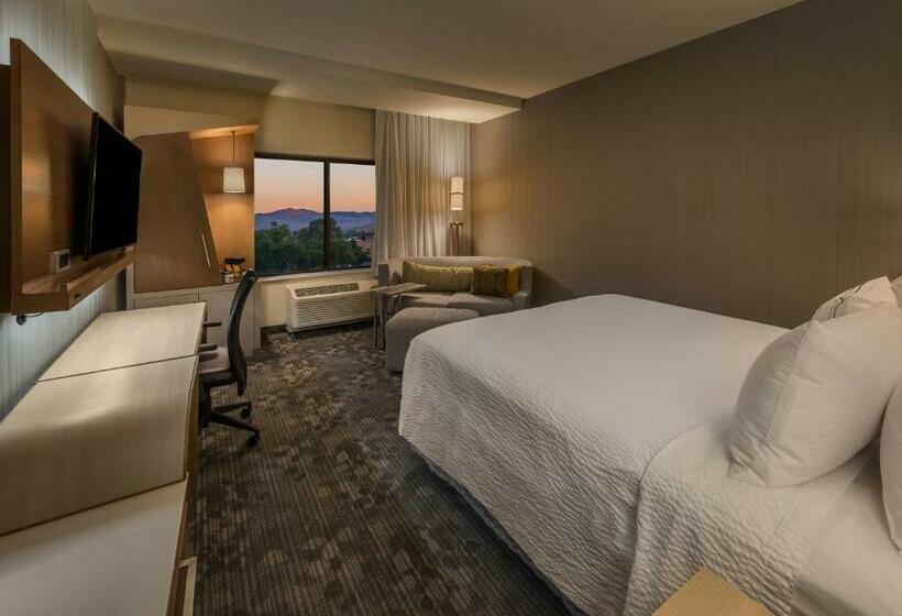 キングサイズベッドのスタンダードルーム, Courtyard By Marriott Reno Downtown/riverfront