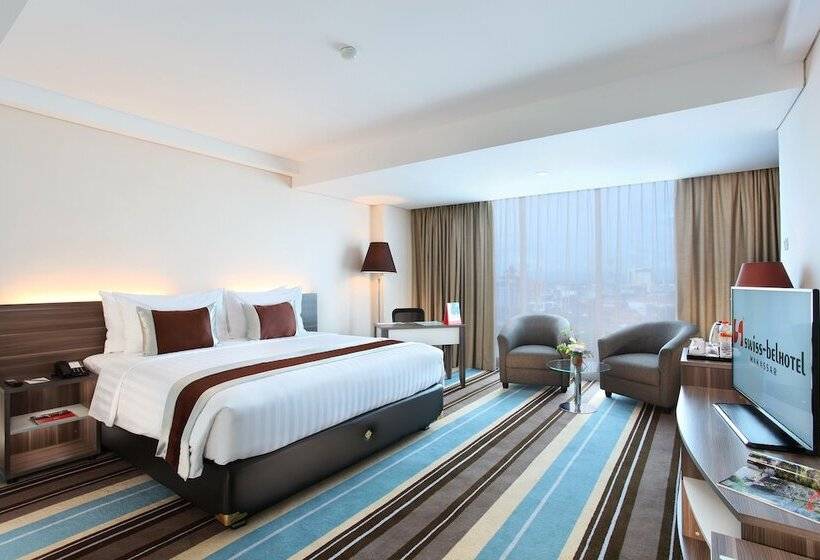 琮城市景观的豪华间, Swiss Belhotel Makassar