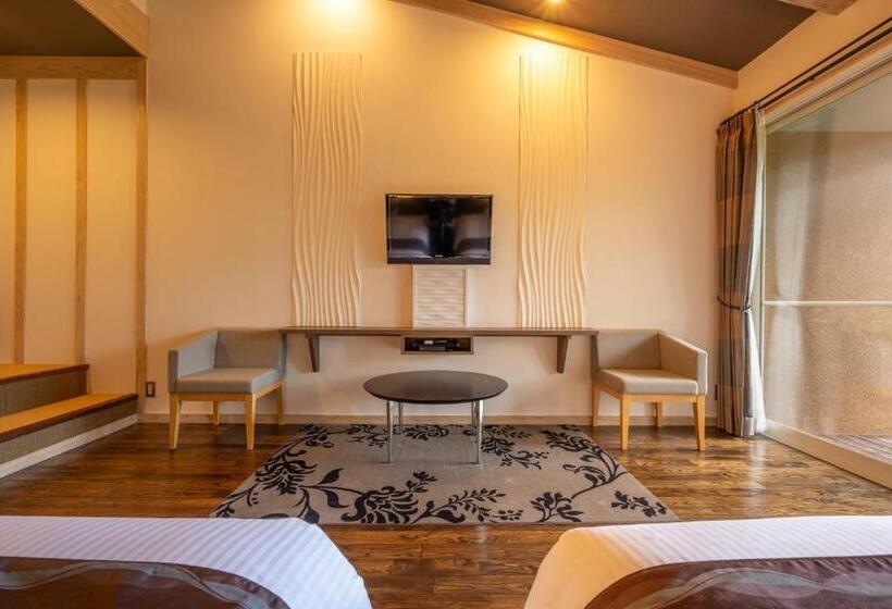 וילה דלוקס חדר שינה 1, Kusayane No Yado Ryunohige