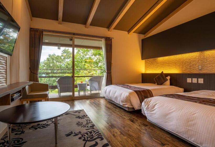 וילה דלוקס חדר שינה 1, Kusayane No Yado Ryunohige