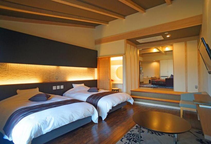 וילה דלוקס חדר שינה 1, Kusayane No Yado Ryunohige