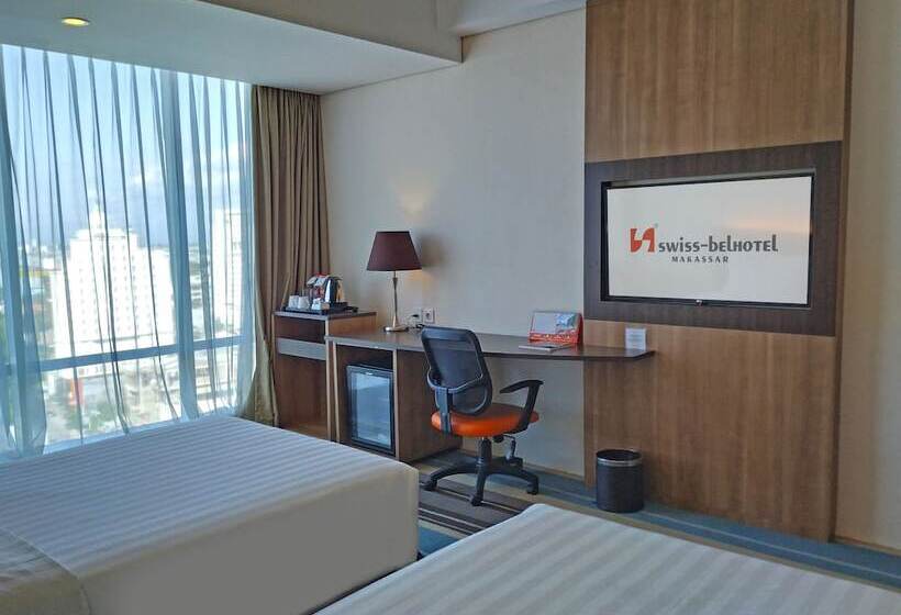 디럭스 룸 도시 전망, Swiss Belhotel Makassar