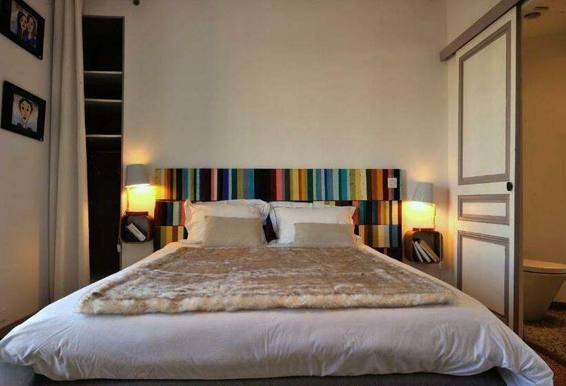 חדר סטנדרט עם מרפסת, B&b Villa Du Roc Fleuri