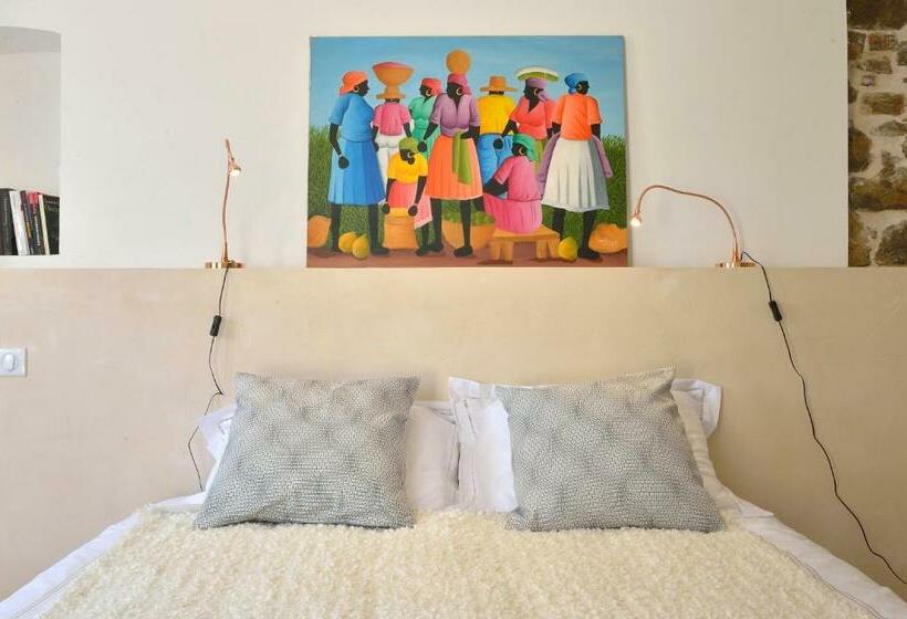 غرفة قياسية مزوَّدة بتراس, B&b Villa Du Roc Fleuri