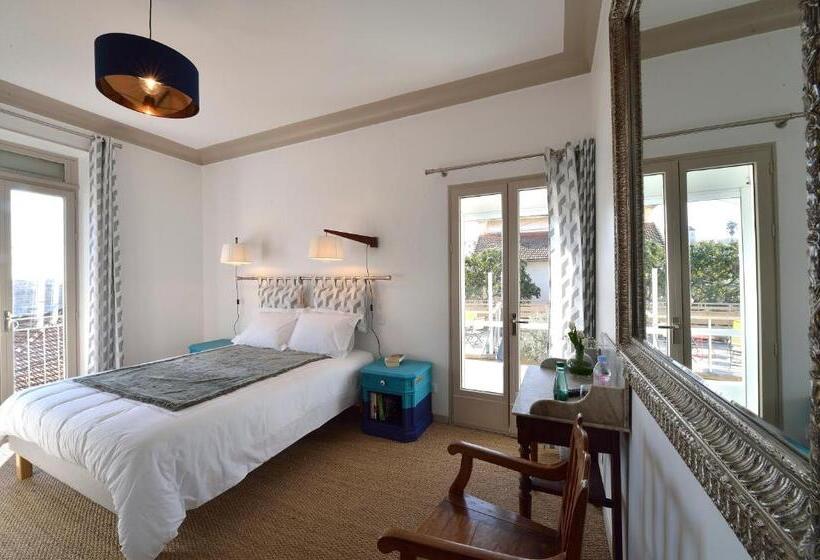 חדר סטנדרט עם מרפסת, B&b Villa Du Roc Fleuri