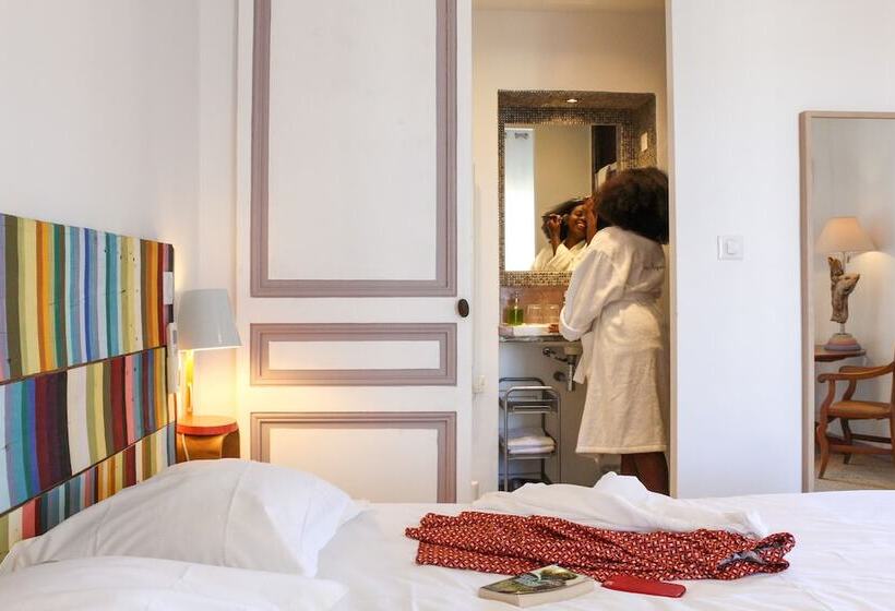 غرفة قياسية مزوَّدة بشُرفة, B&b Villa Du Roc Fleuri