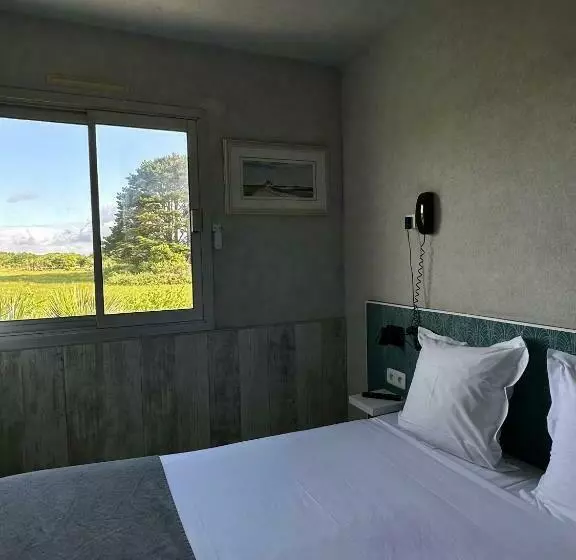 Standard-huone Puutarhanäkymä, Hôtel Restaurant Le Mur Du Roy