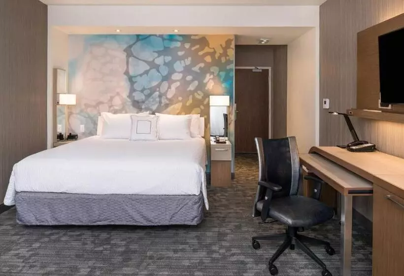 キングサイズベッドのスタンダードルーム, Courtyard By Marriott Detroit Farmington