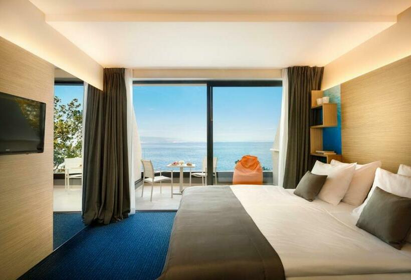 발코니가 있는 바다 전망 수피리어 룸, Ičići   Liburnia