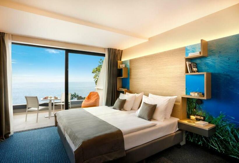 발코니가 있는 바다 전망 수피리어 룸, Ičići   Liburnia