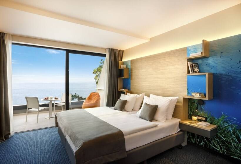 발코니가 있는 바다 전망 수피리어 룸, Ičići   Liburnia