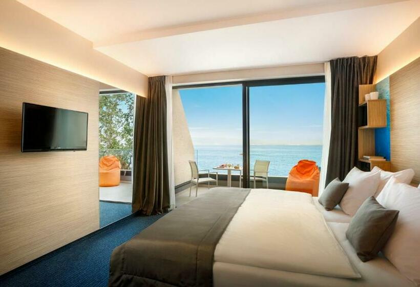 발코니가 있는 바다 전망 수피리어 룸, Ičići   Liburnia