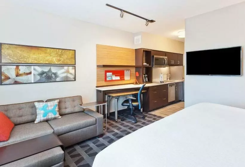キングサイドベッドのスタンダードワンルーム, Towneplace Suites Dothan