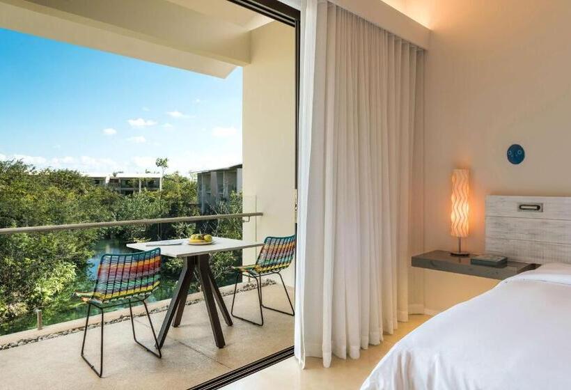带大床的标准间, Andaz Mayakoba Resort Riviera Maya, By Hyatt