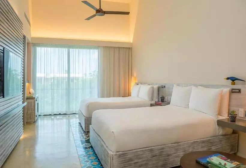 ２ダブルベッドのスタンダードルーム, Andaz Mayakoba Resort Riviera Maya, By Hyatt
