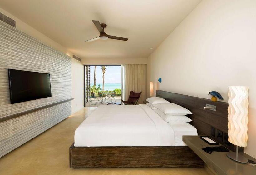 带大床的标准间, Andaz Mayakoba Resort Riviera Maya, By Hyatt