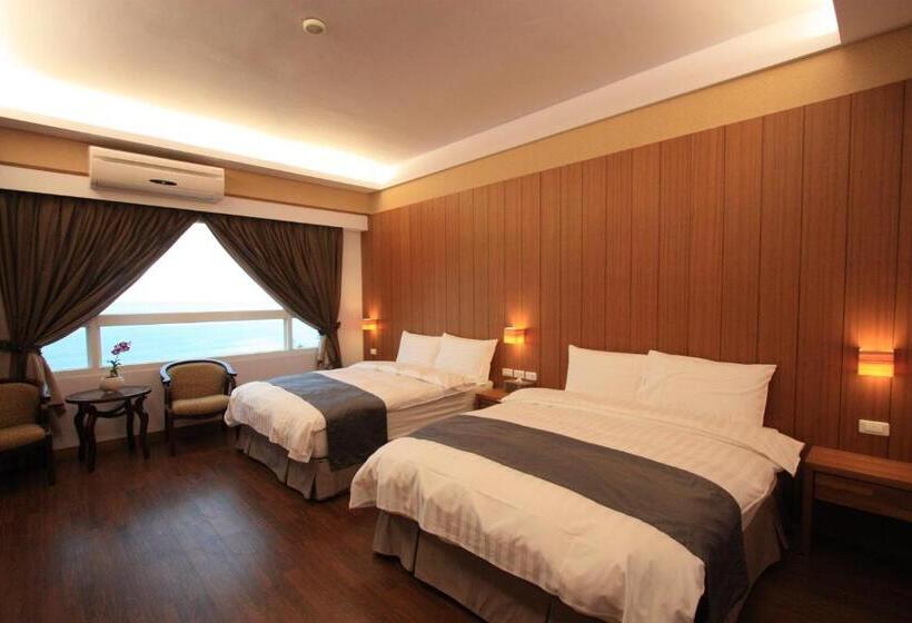 اتاق استاندارد چهار تخته با چشم‌انداز دریا, Hai Yuansu 178