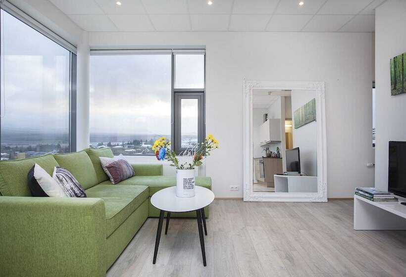 استودیوی لوکس, Blue Mountain Apartments By Heimaleiga