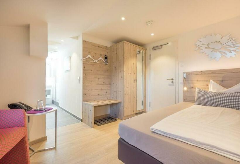 带阳台的标准单人间, Garni Gerberhof S