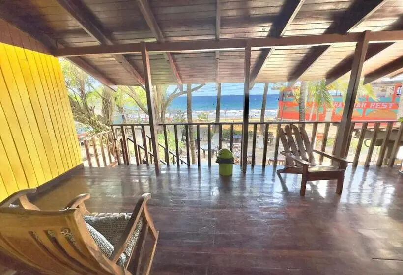Standard-huone Merinäkymä Parveke, Rustic Beach Front Hotel Brasilito