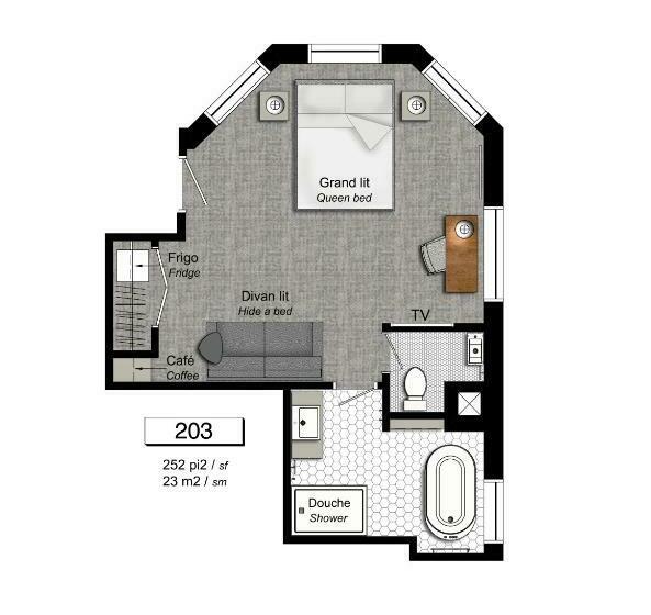 Номер Стандарт, Chez Truchon Bistro Auberge