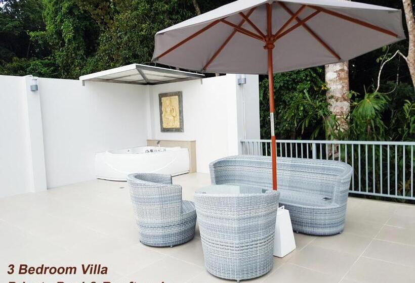 수영장이 있는 3베드룸 빌라, Lux Family Villas Krabi Ao Nang