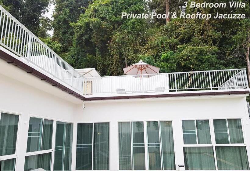 수영장이 있는 3베드룸 빌라, Lux Family Villas Krabi Ao Nang