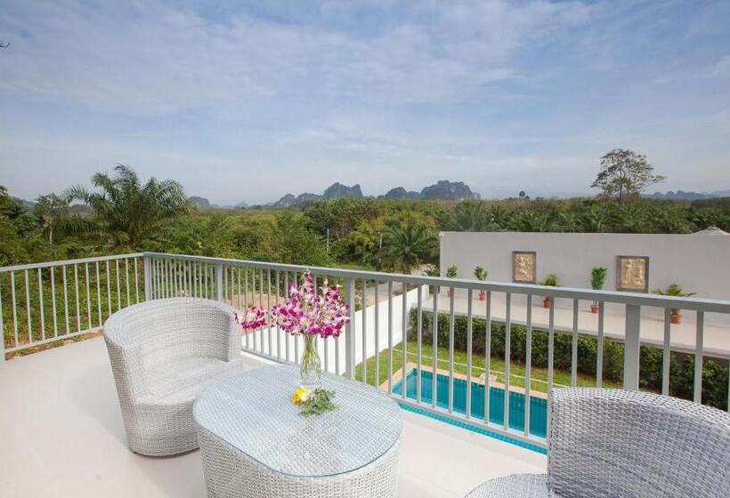 수영장이 있는 3베드룸 빌라, Lux Family Villas Krabi Ao Nang