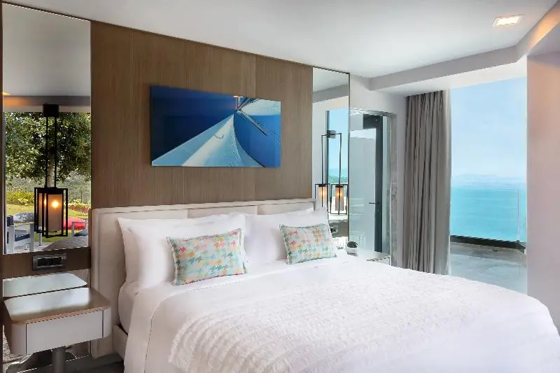 オーシャンビューデラックスルームバルコニー付き, Le Méridien Bodrum Beach Resort