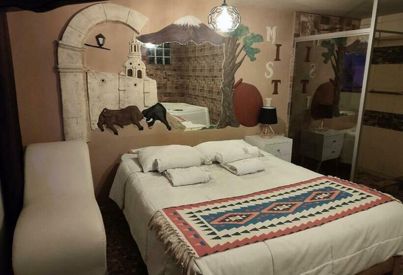 غرفة قياسية مزوَّدة بجاكوزي, Sillary Hostal Boutique
