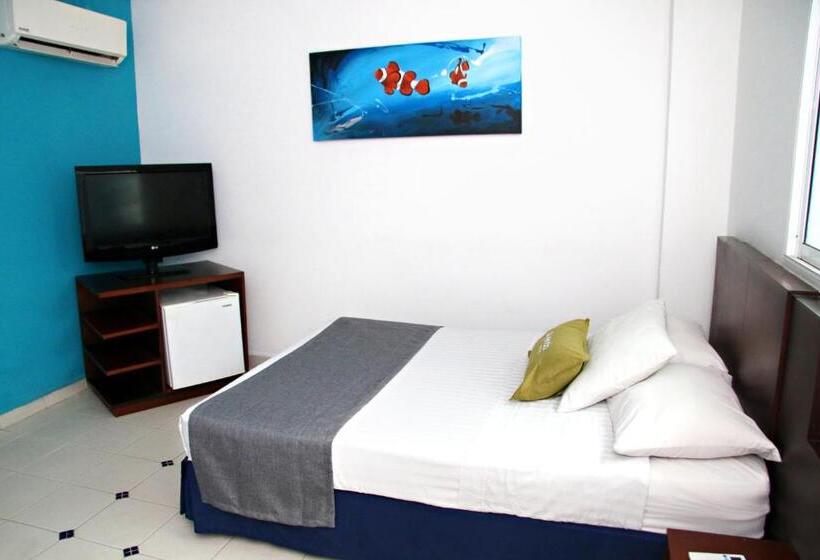 חדר סטנדרט לארבעה, Ayenda 1801 El Oceano